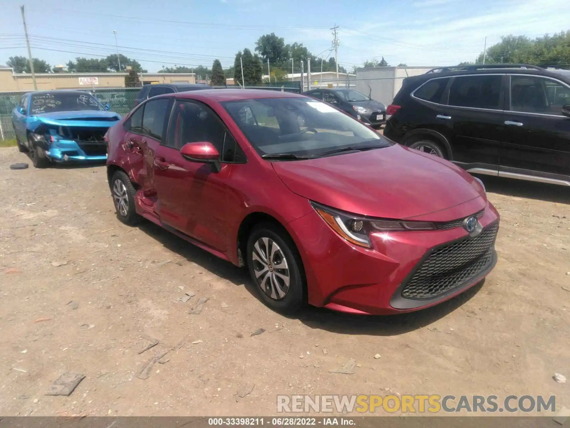 1 Photograph of a damaged car JTDEAMDEXNJ044914 TOYOTA COROLLA 2022