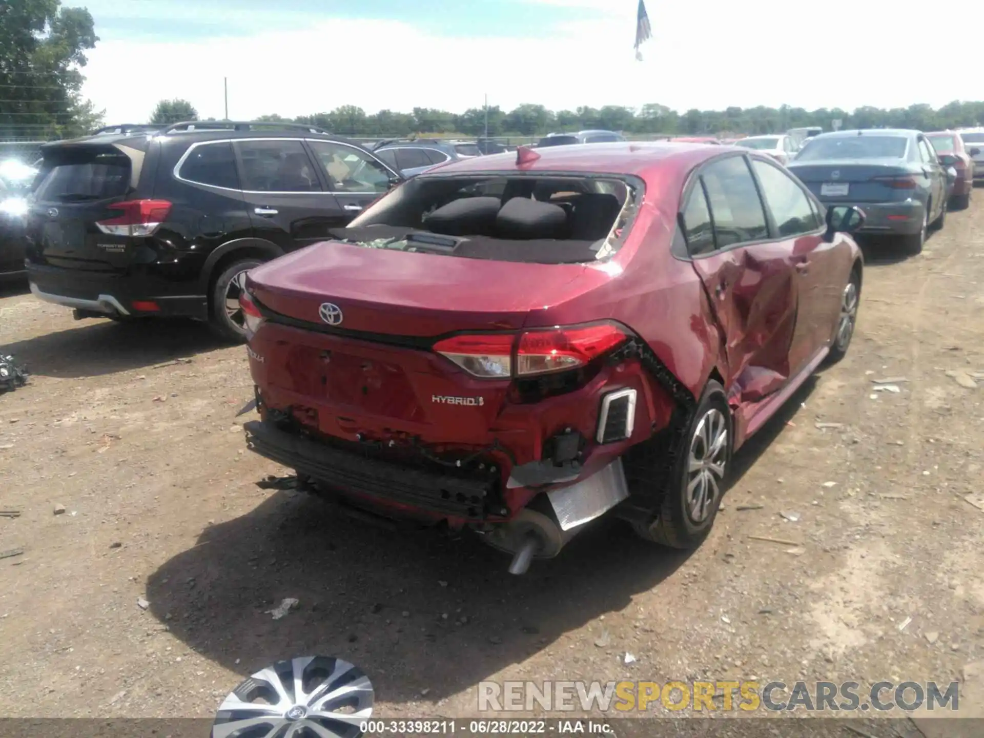 6 Photograph of a damaged car JTDEAMDEXNJ044914 TOYOTA COROLLA 2022