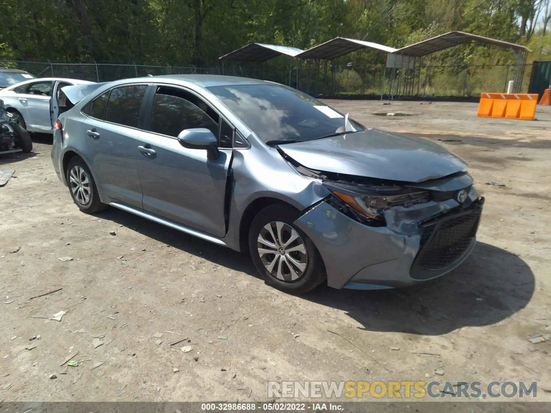 1 Photograph of a damaged car JTDEAMDEXNJ046615 TOYOTA COROLLA 2022