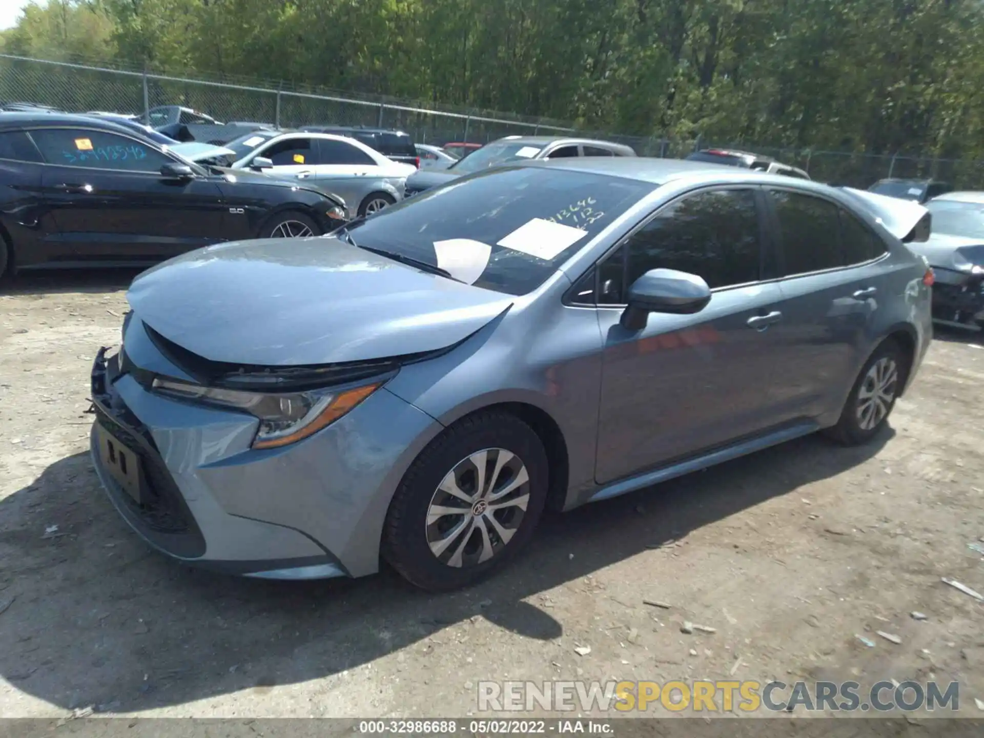 2 Photograph of a damaged car JTDEAMDEXNJ046615 TOYOTA COROLLA 2022