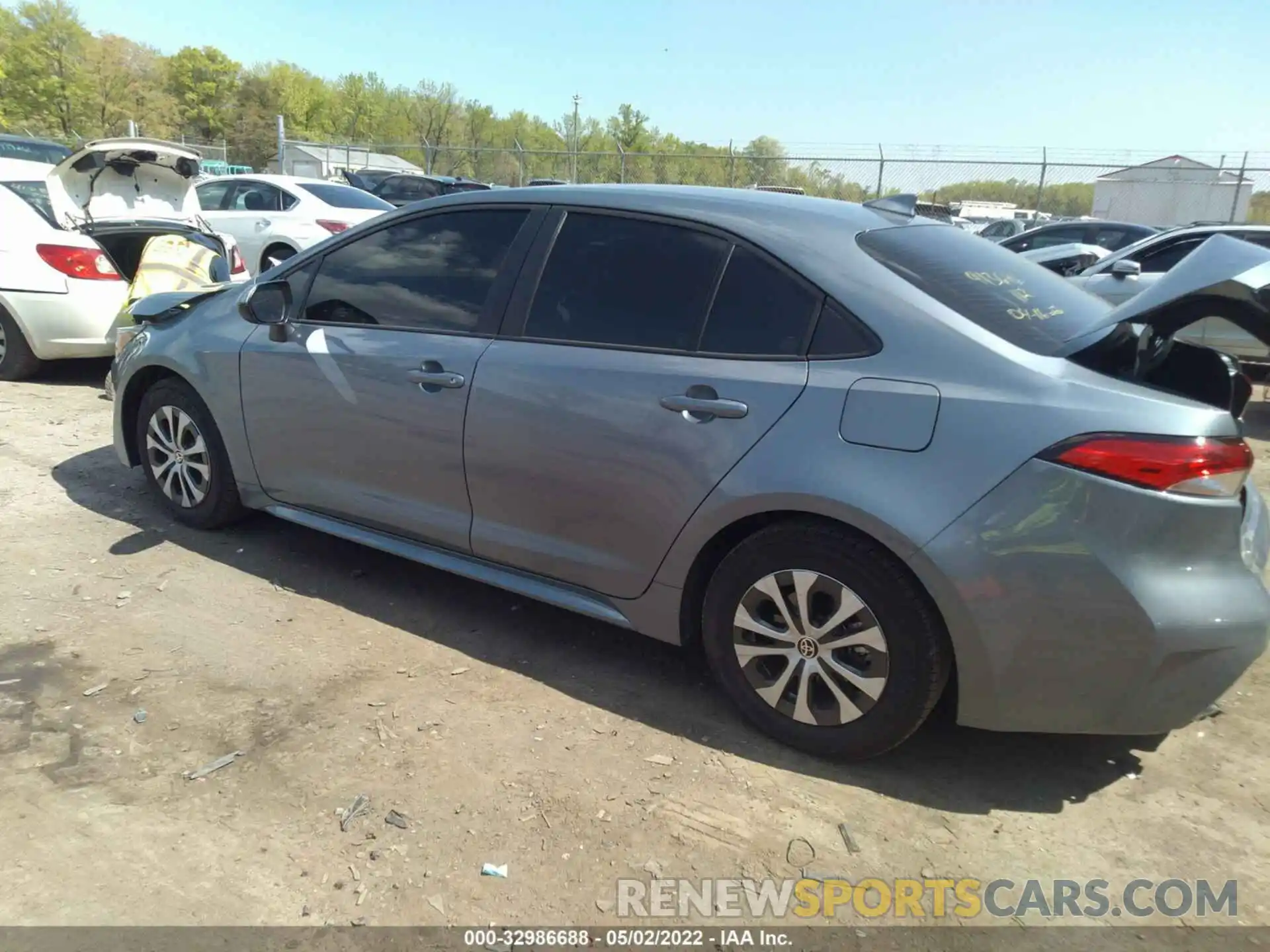 3 Photograph of a damaged car JTDEAMDEXNJ046615 TOYOTA COROLLA 2022