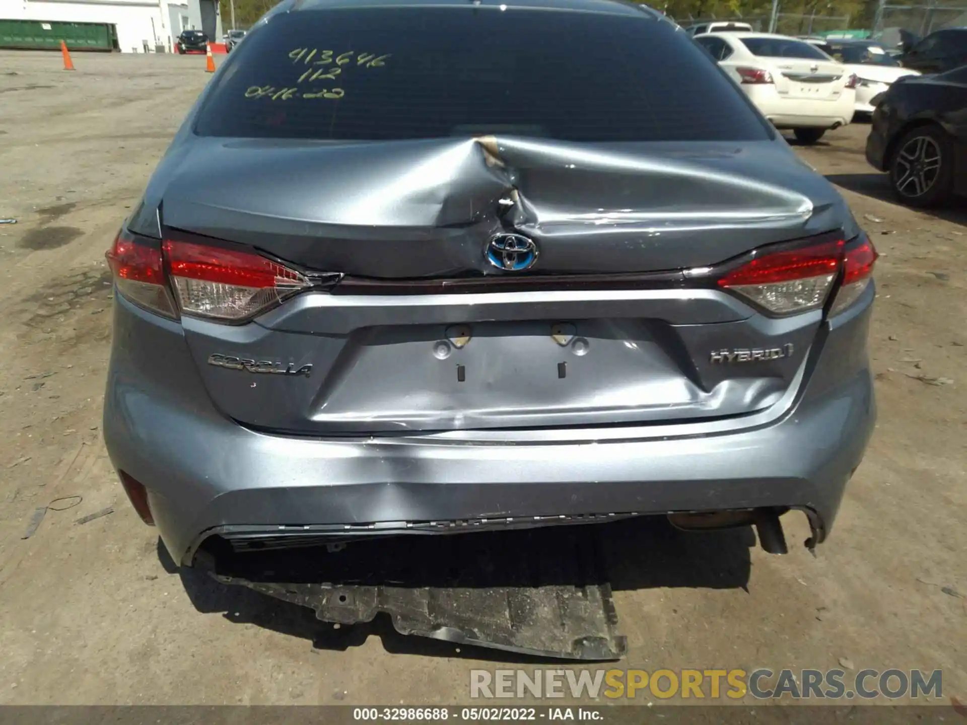 6 Photograph of a damaged car JTDEAMDEXNJ046615 TOYOTA COROLLA 2022