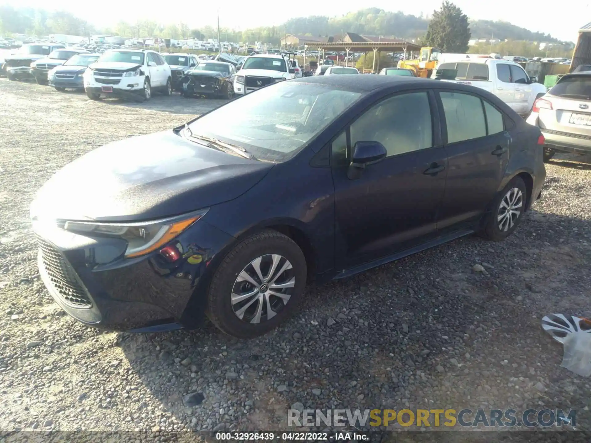 2 Photograph of a damaged car JTDEAMDEXNJ047781 TOYOTA COROLLA 2022