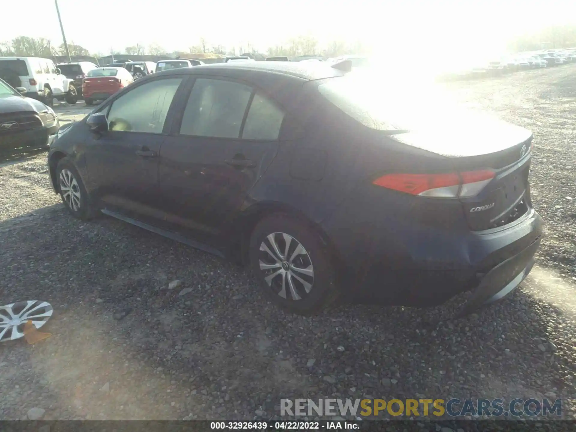 3 Photograph of a damaged car JTDEAMDEXNJ047781 TOYOTA COROLLA 2022