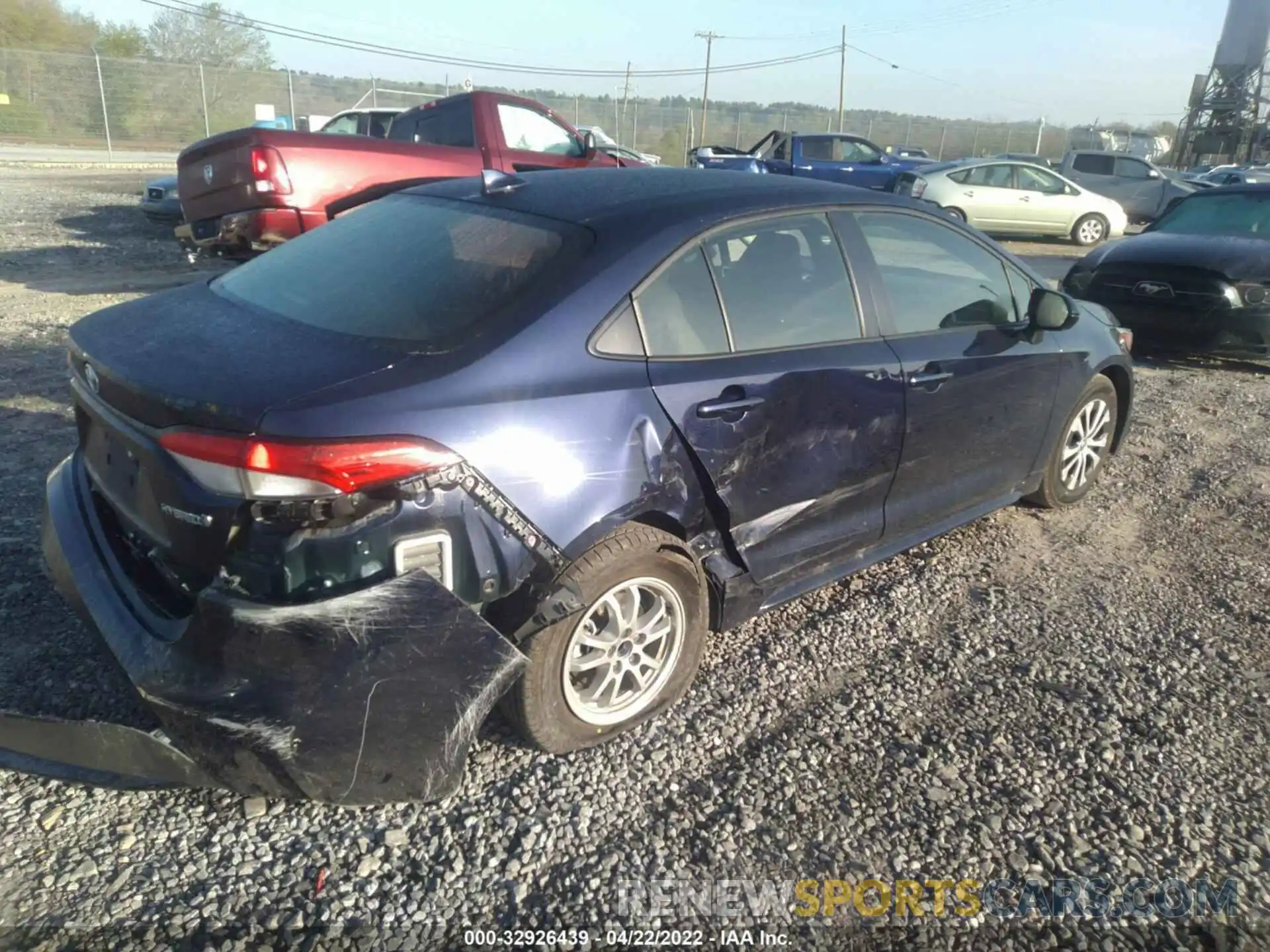 4 Photograph of a damaged car JTDEAMDEXNJ047781 TOYOTA COROLLA 2022