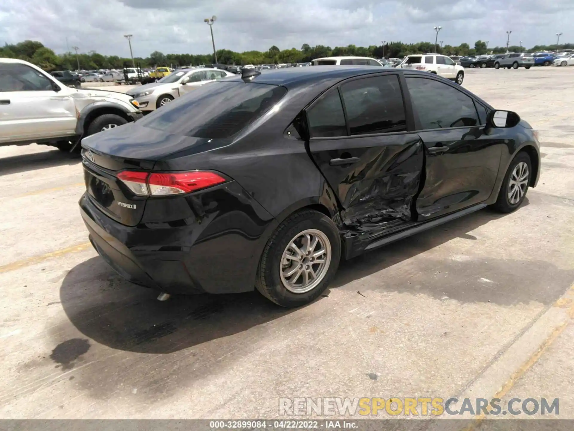 4 Photograph of a damaged car JTDEAMDEXNJ047974 TOYOTA COROLLA 2022