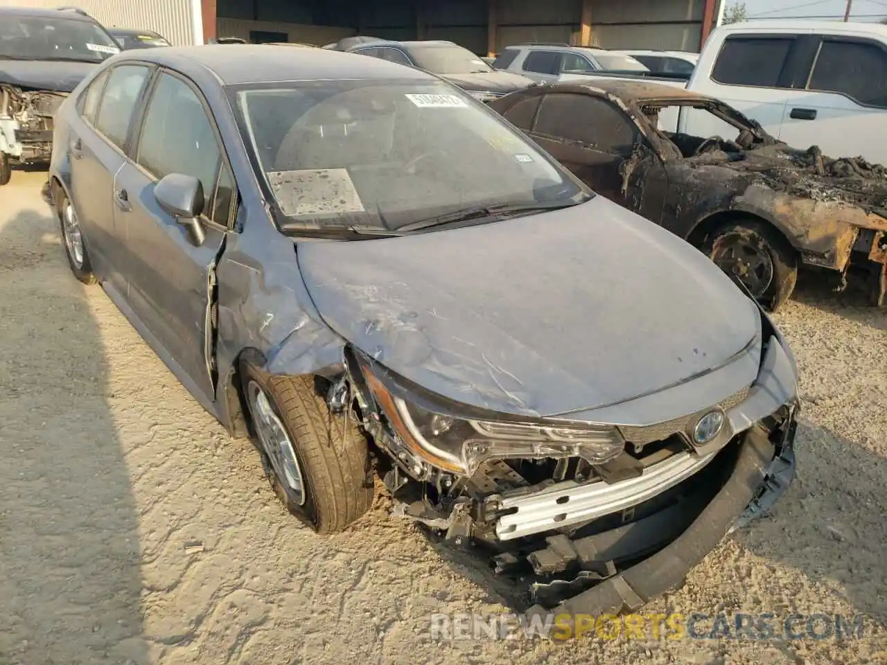 1 Photograph of a damaged car JTDEAMDEXNJ050079 TOYOTA COROLLA 2022