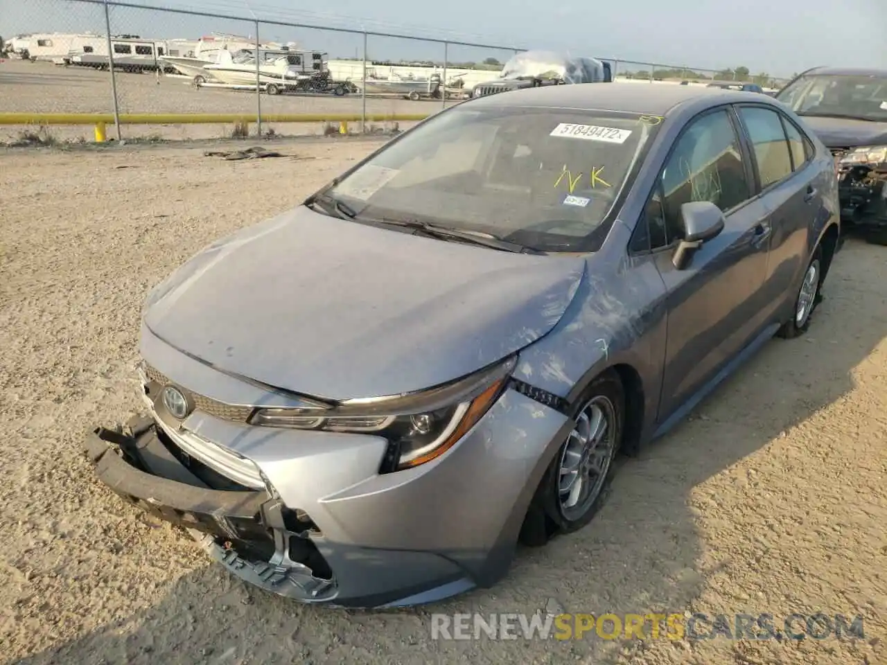 2 Photograph of a damaged car JTDEAMDEXNJ050079 TOYOTA COROLLA 2022