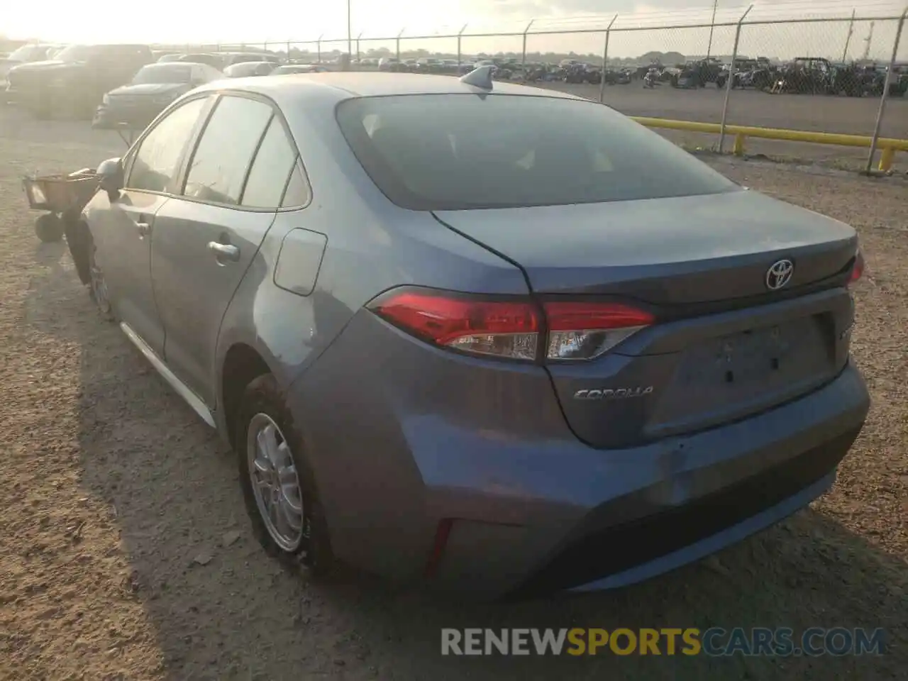 3 Photograph of a damaged car JTDEAMDEXNJ050079 TOYOTA COROLLA 2022