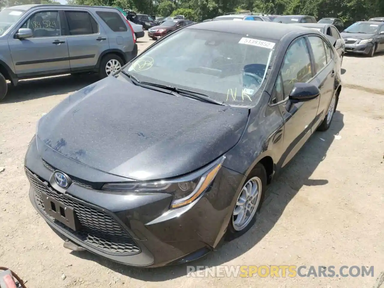 2 Photograph of a damaged car JTDEAMDEXNJ055461 TOYOTA COROLLA 2022