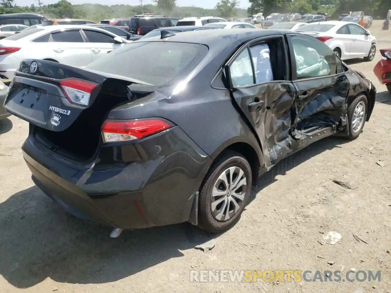 4 Photograph of a damaged car JTDEAMDEXNJ055461 TOYOTA COROLLA 2022