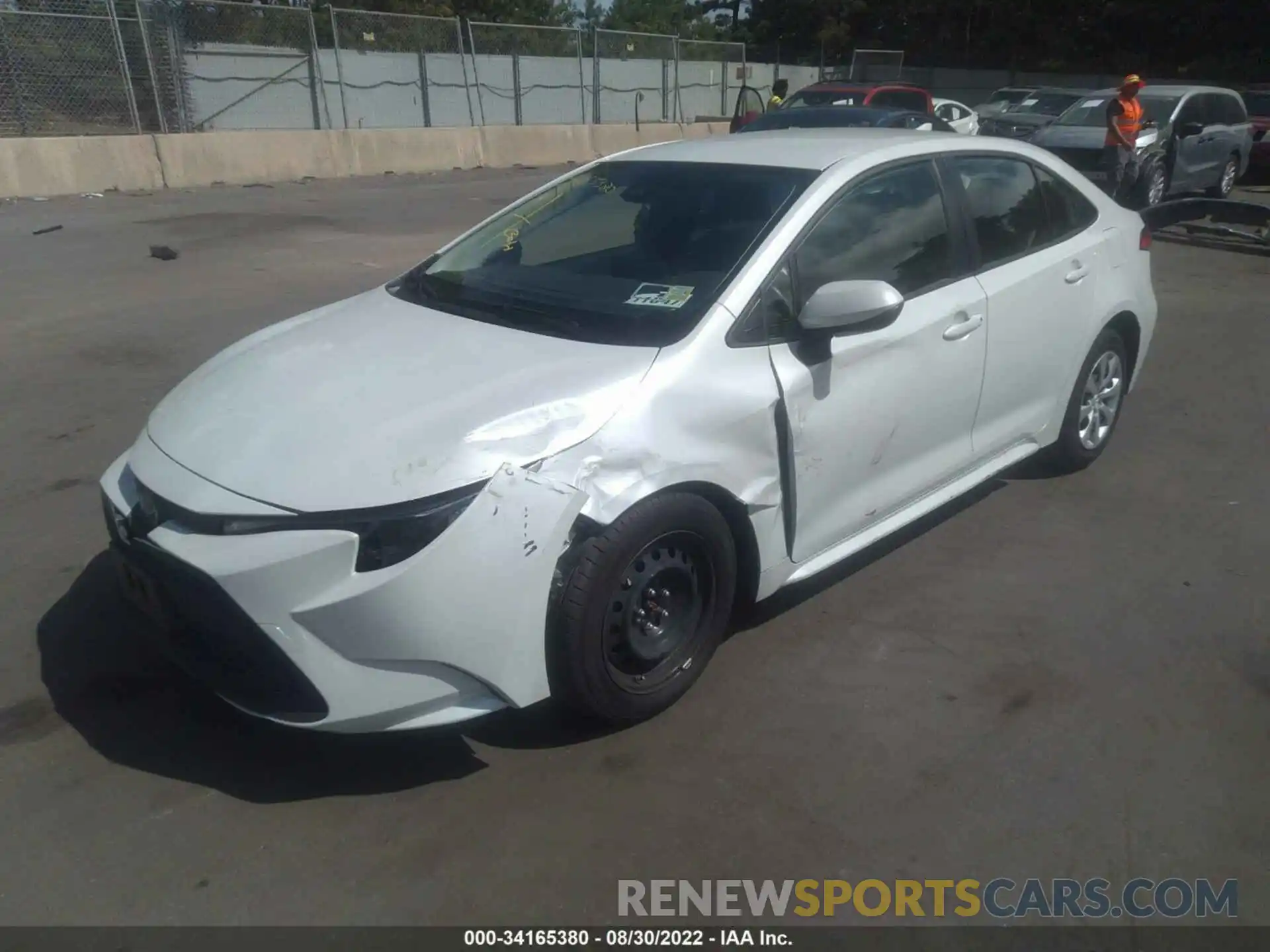 2 Photograph of a damaged car JTDEPMAE0N3006051 TOYOTA COROLLA 2022