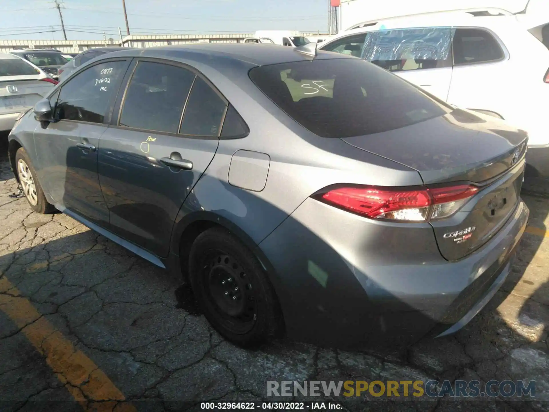 3 Photograph of a damaged car JTDEPMAE0N3007863 TOYOTA COROLLA 2022