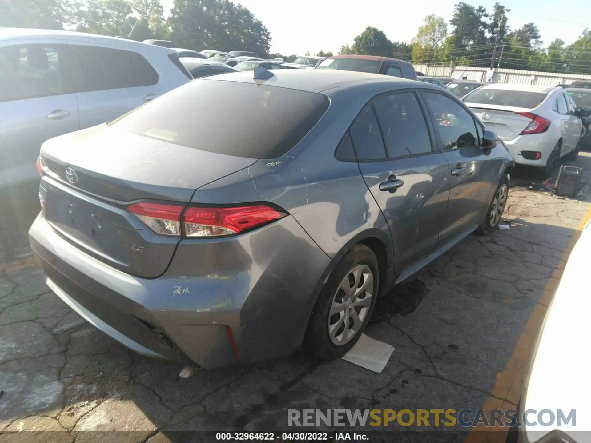 4 Photograph of a damaged car JTDEPMAE0N3007863 TOYOTA COROLLA 2022