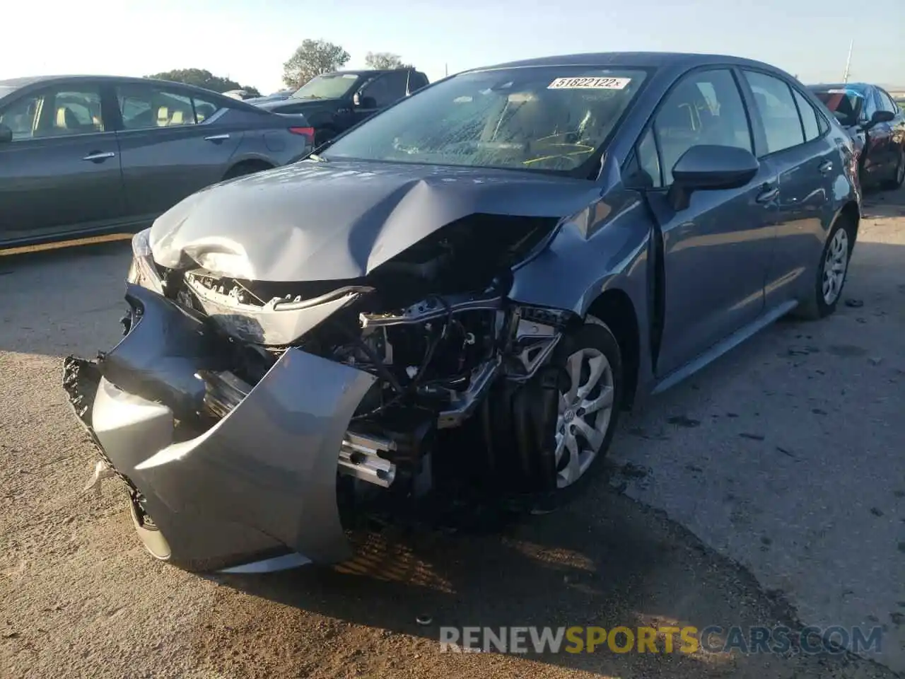 2 Photograph of a damaged car JTDEPMAE0N3008964 TOYOTA COROLLA 2022