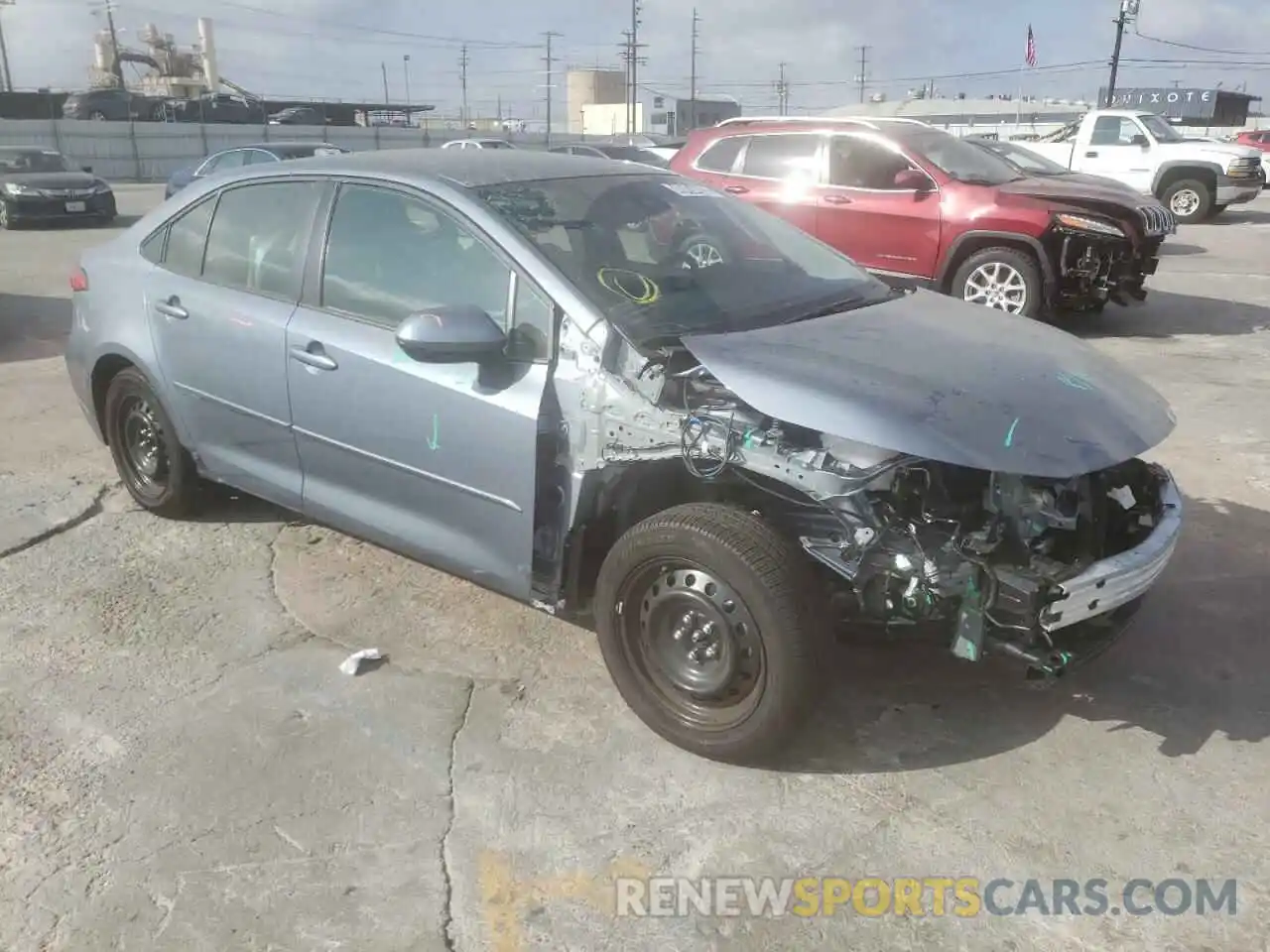 1 Photograph of a damaged car JTDEPMAE0N3010598 TOYOTA COROLLA 2022