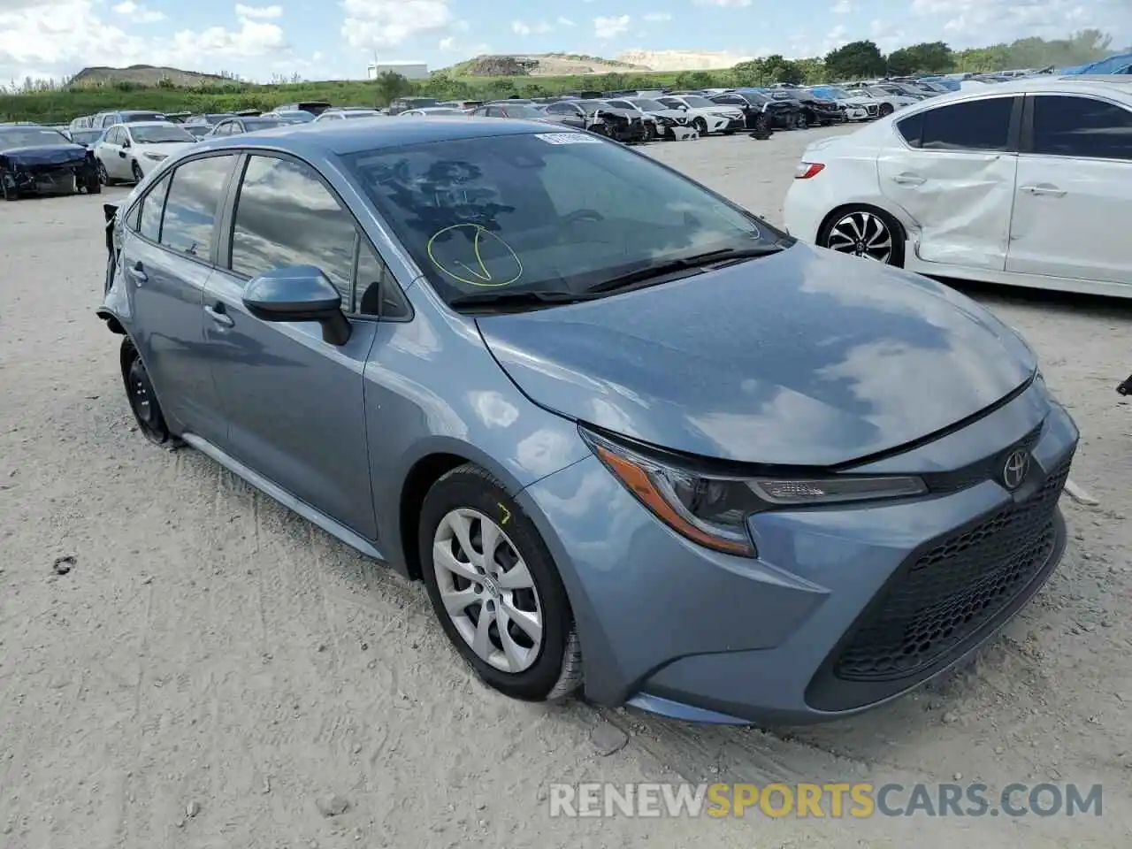 1 Photograph of a damaged car JTDEPMAE0N3011623 TOYOTA COROLLA 2022