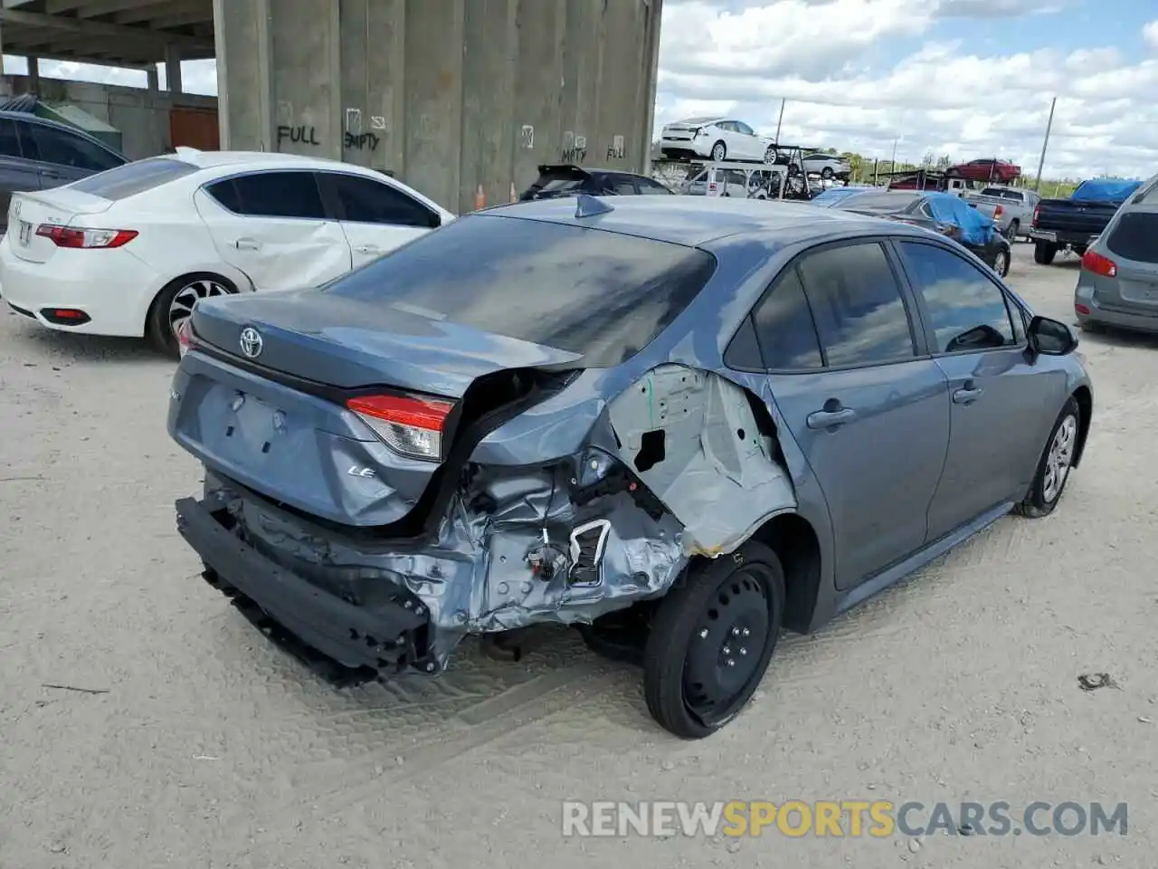 4 Photograph of a damaged car JTDEPMAE0N3011623 TOYOTA COROLLA 2022