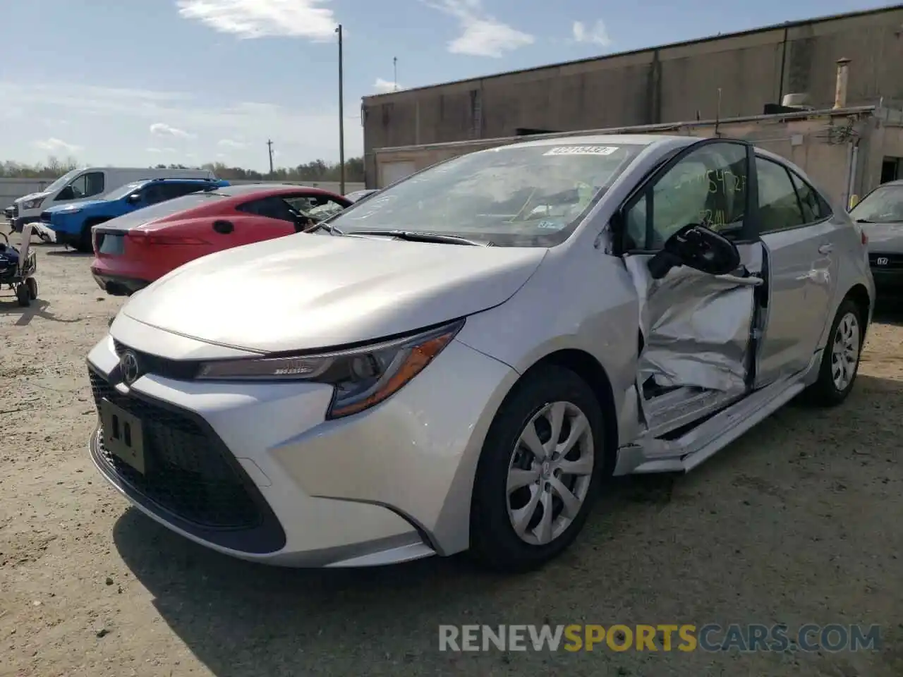 2 Photograph of a damaged car JTDEPMAE0N3014151 TOYOTA COROLLA 2022