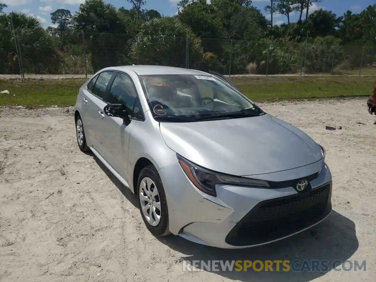 1 Photograph of a damaged car JTDEPMAE0N3016028 TOYOTA COROLLA 2022