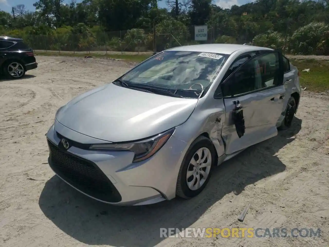 2 Photograph of a damaged car JTDEPMAE0N3016028 TOYOTA COROLLA 2022