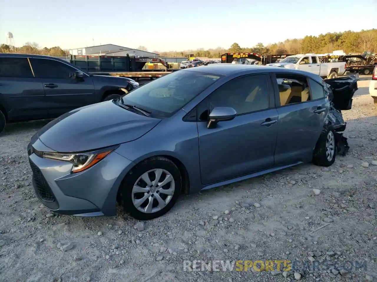 1 Photograph of a damaged car JTDEPMAE0N3018216 TOYOTA COROLLA 2022