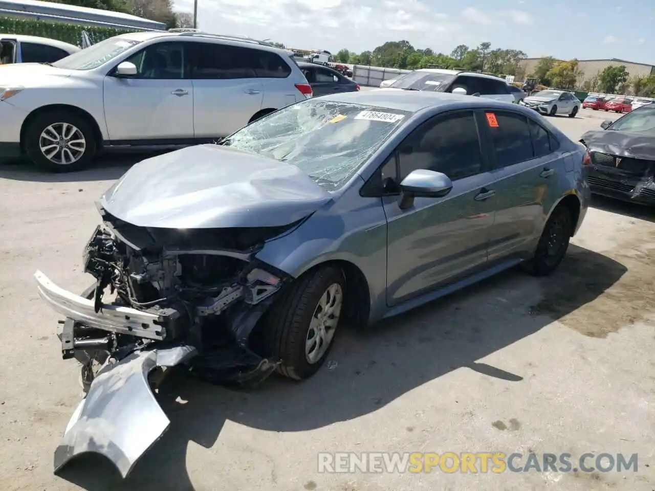 1 Photograph of a damaged car JTDEPMAE0N3027319 TOYOTA COROLLA 2022