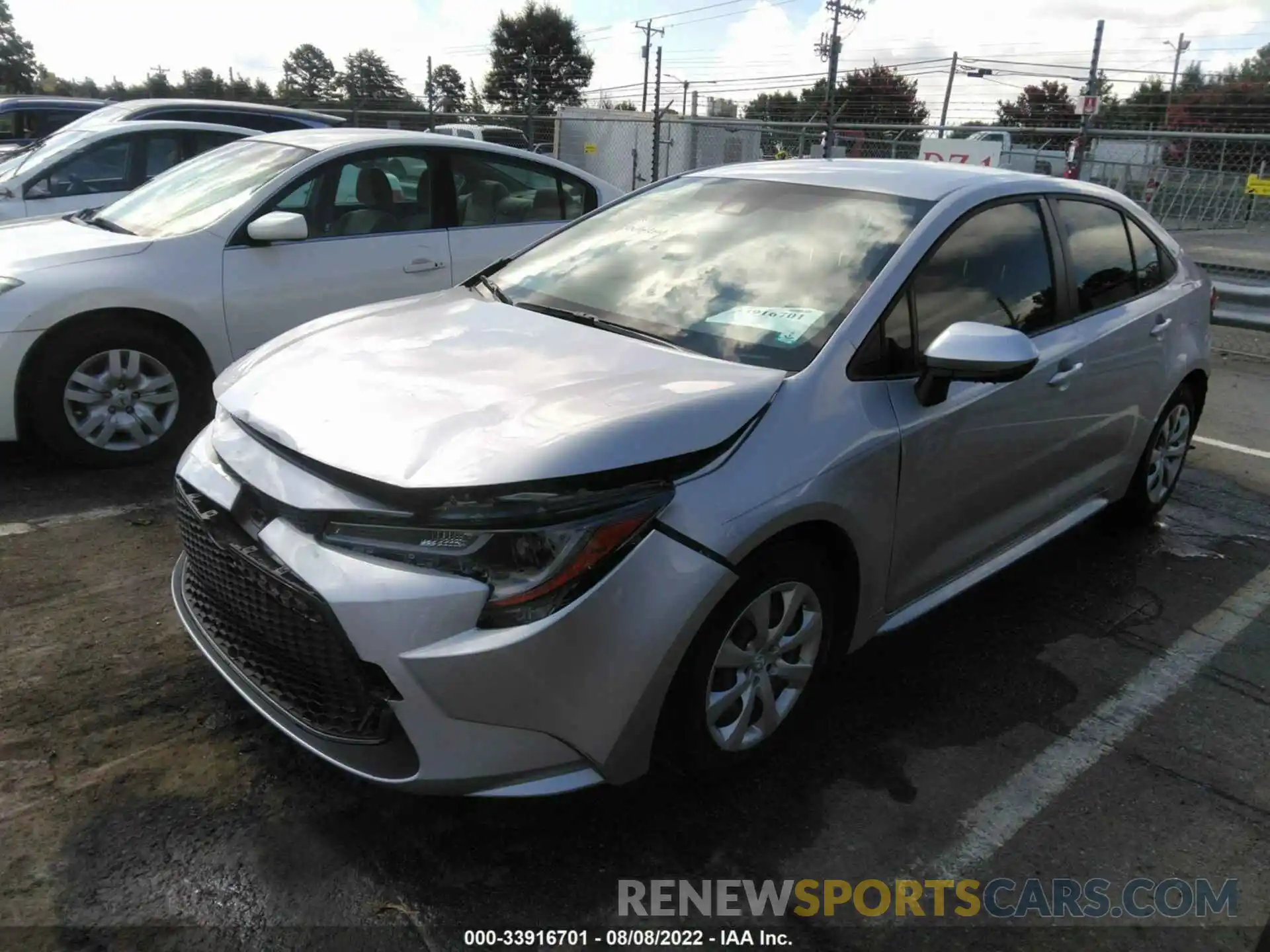 2 Photograph of a damaged car JTDEPMAE0NJ190628 TOYOTA COROLLA 2022