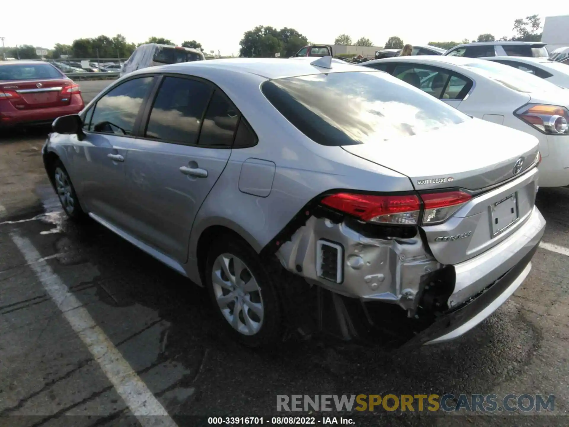 3 Photograph of a damaged car JTDEPMAE0NJ190628 TOYOTA COROLLA 2022