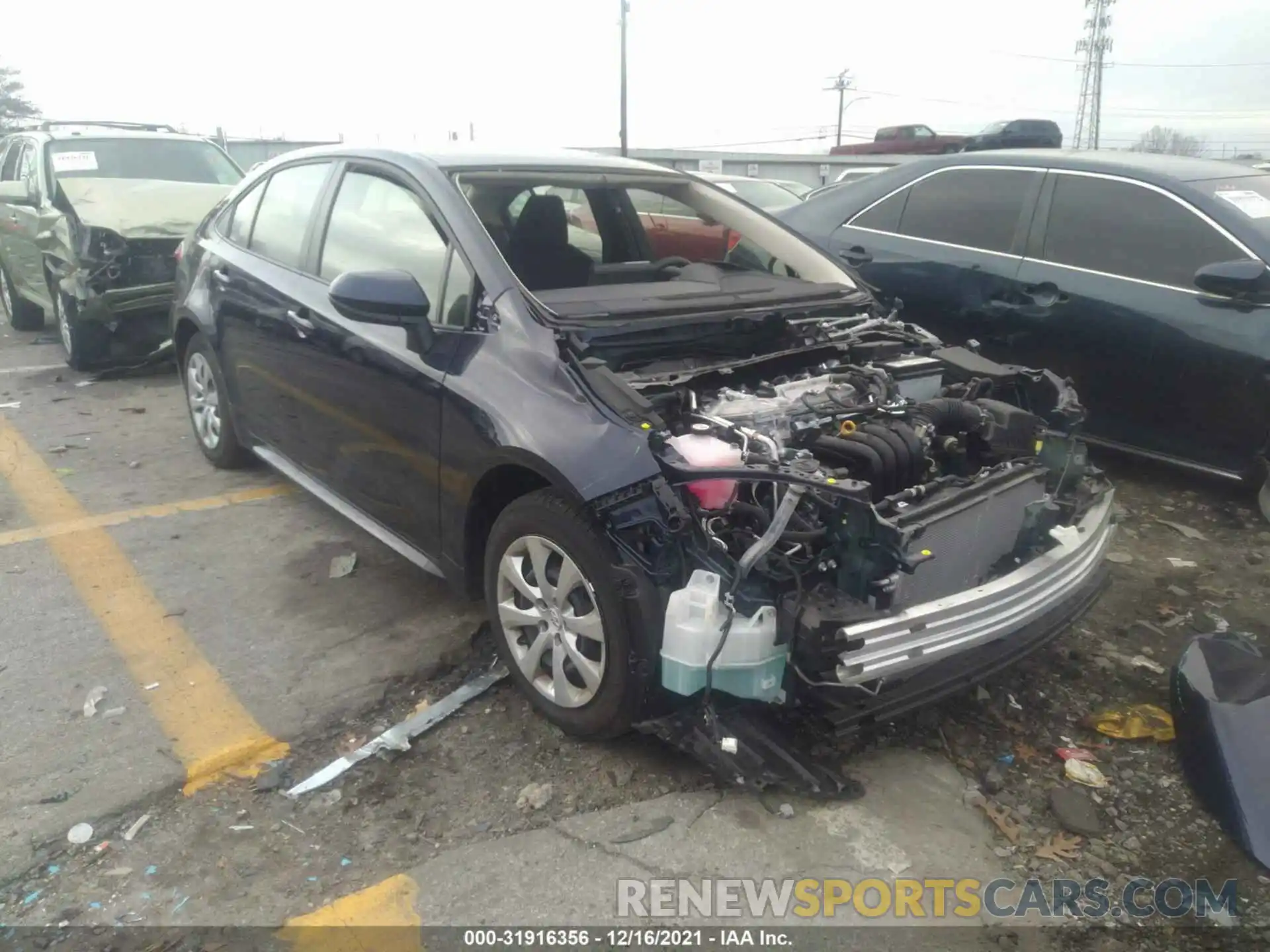 1 Photograph of a damaged car JTDEPMAE0NJ190953 TOYOTA COROLLA 2022