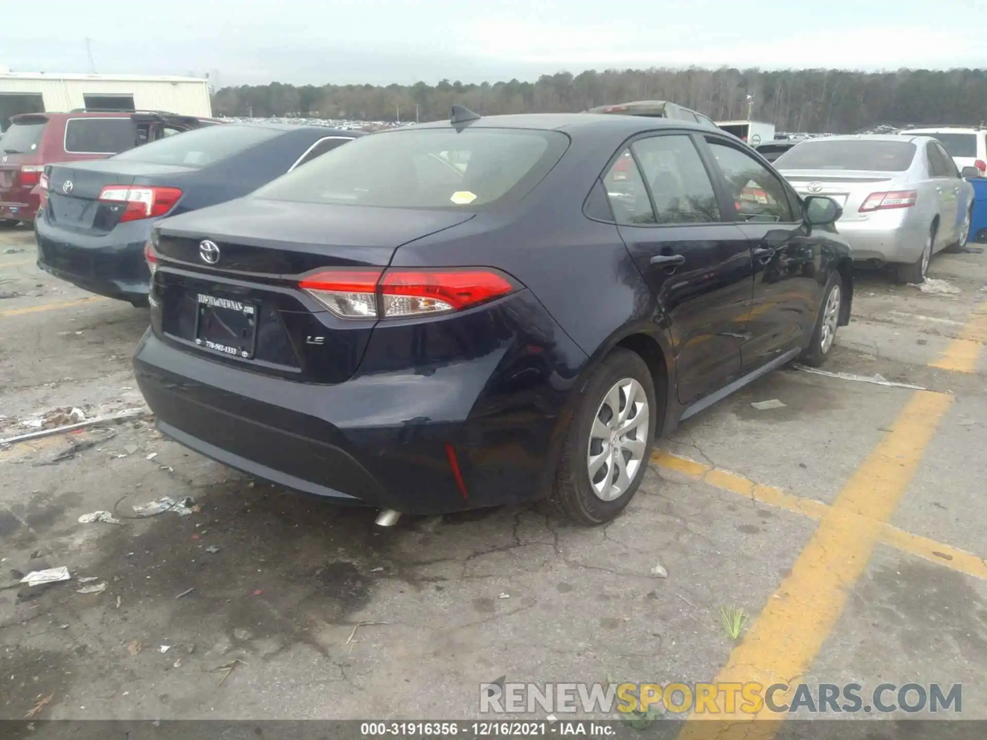 4 Photograph of a damaged car JTDEPMAE0NJ190953 TOYOTA COROLLA 2022