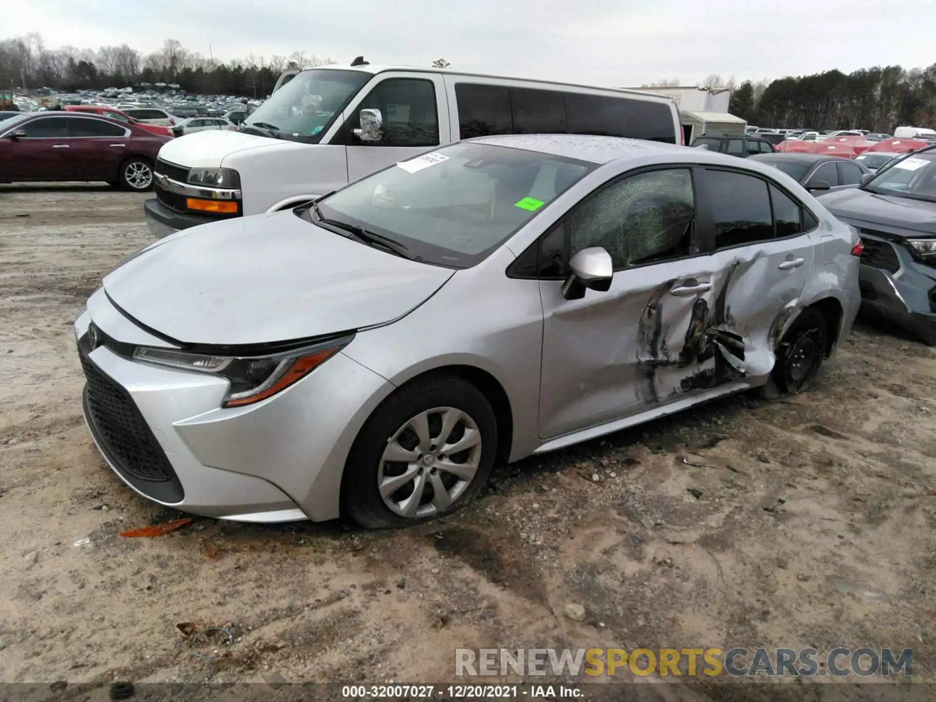 2 Photograph of a damaged car JTDEPMAE0NJ191391 TOYOTA COROLLA 2022