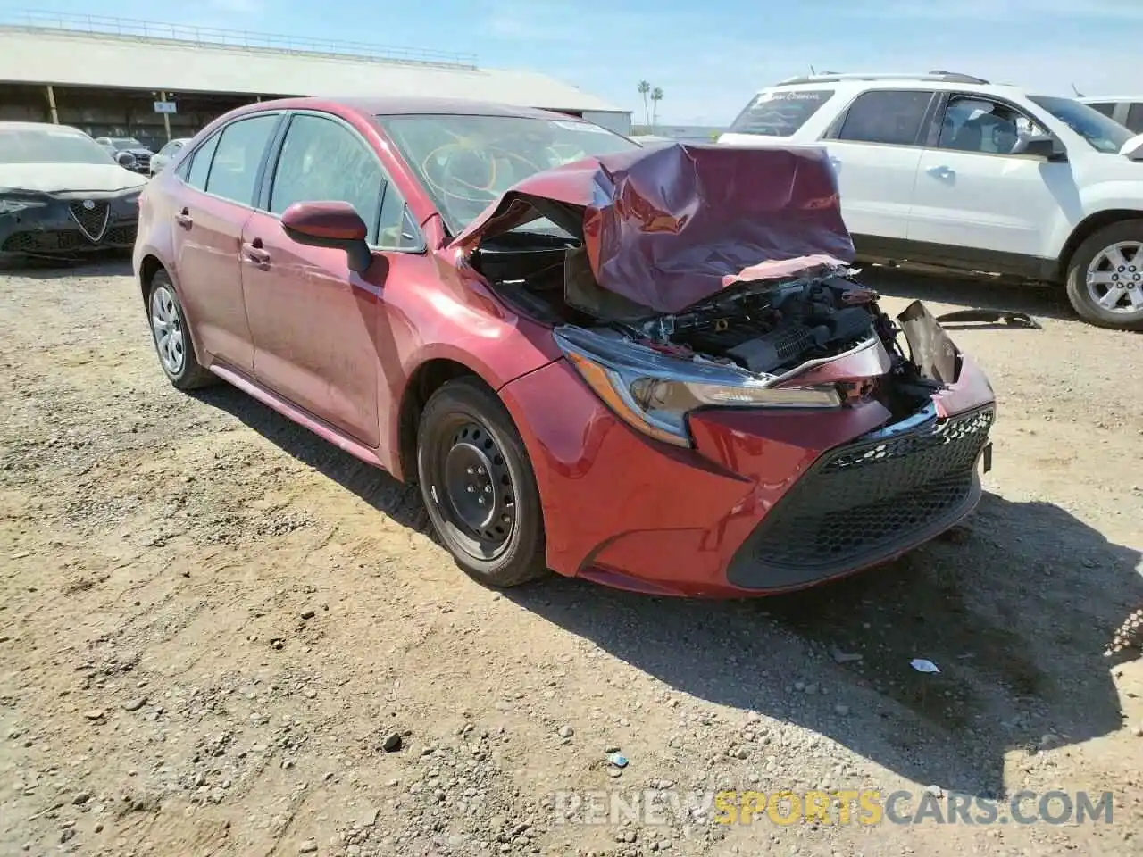 1 Photograph of a damaged car JTDEPMAE0NJ193318 TOYOTA COROLLA 2022