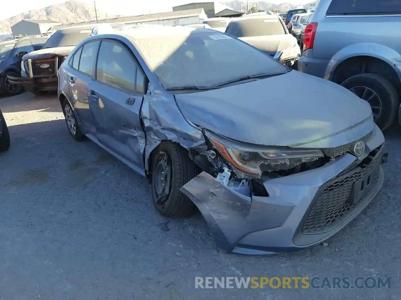 1 Photograph of a damaged car JTDEPMAE0NJ194579 TOYOTA COROLLA 2022