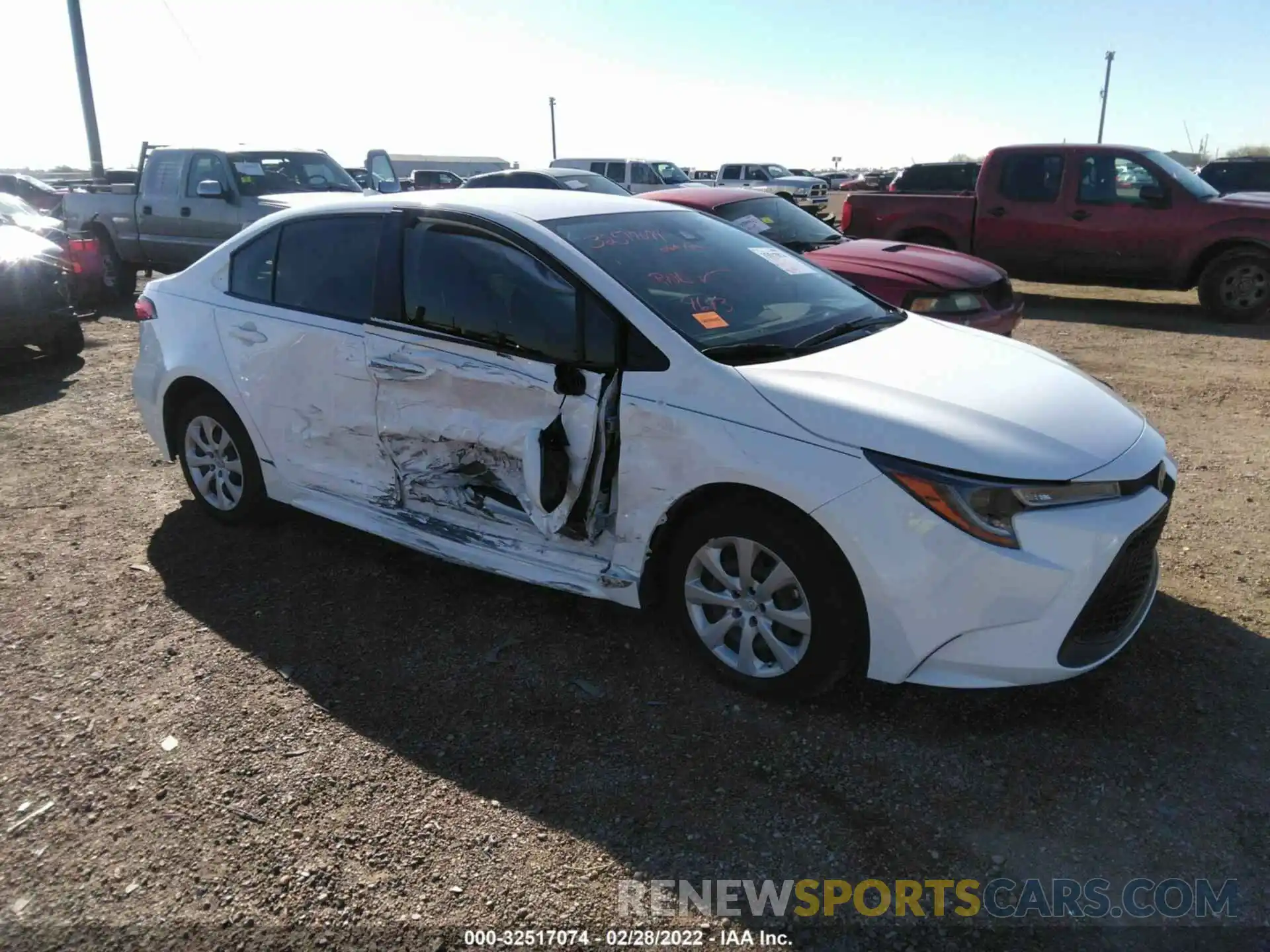 1 Photograph of a damaged car JTDEPMAE0NJ194582 TOYOTA COROLLA 2022