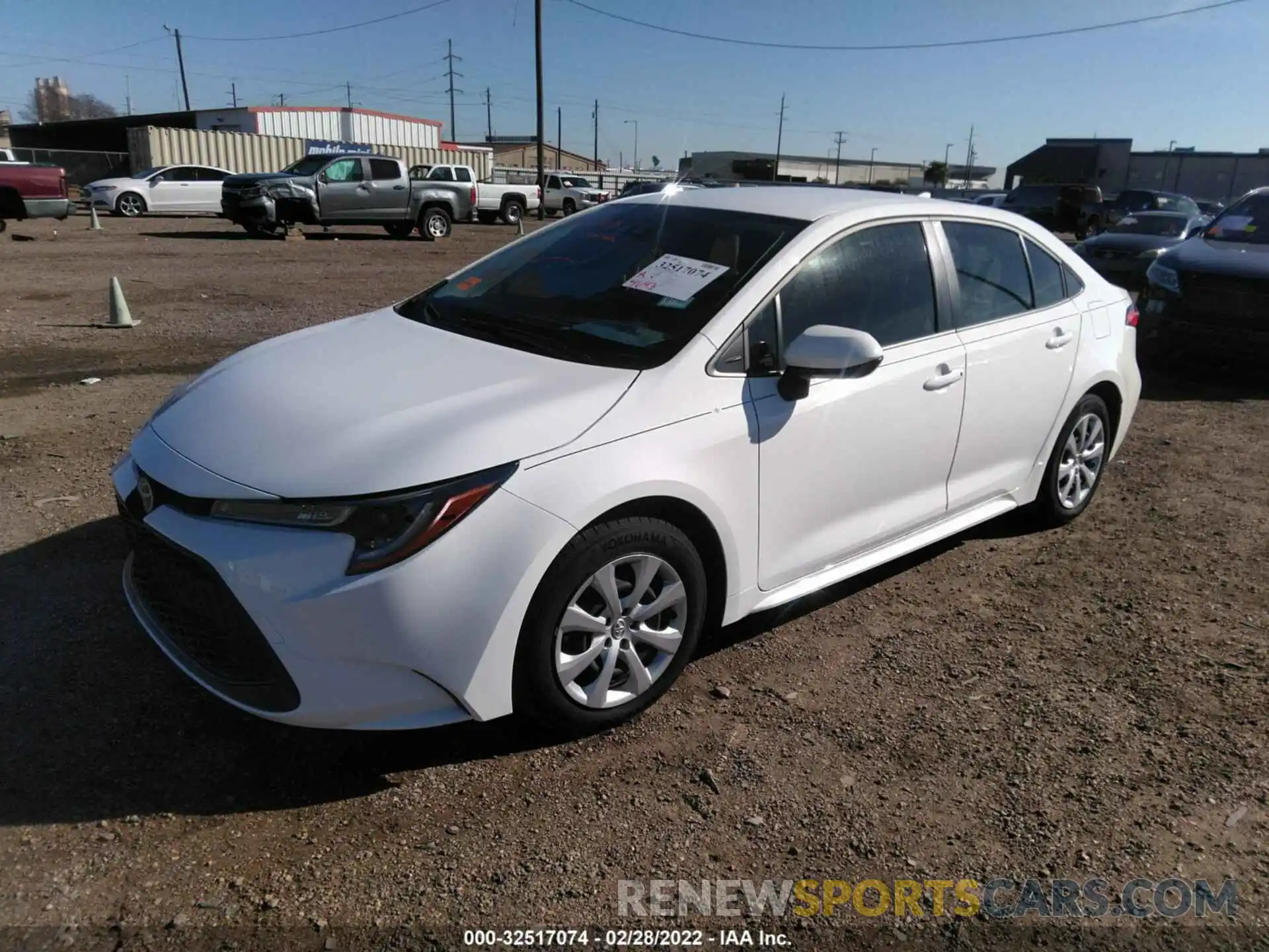 2 Photograph of a damaged car JTDEPMAE0NJ194582 TOYOTA COROLLA 2022