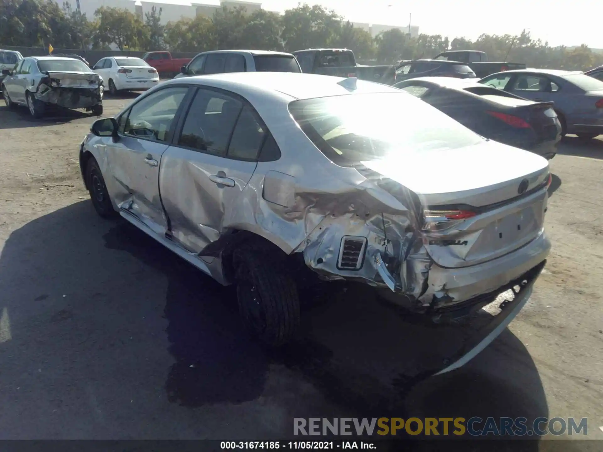 3 Photograph of a damaged car JTDEPMAE0NJ199300 TOYOTA COROLLA 2022