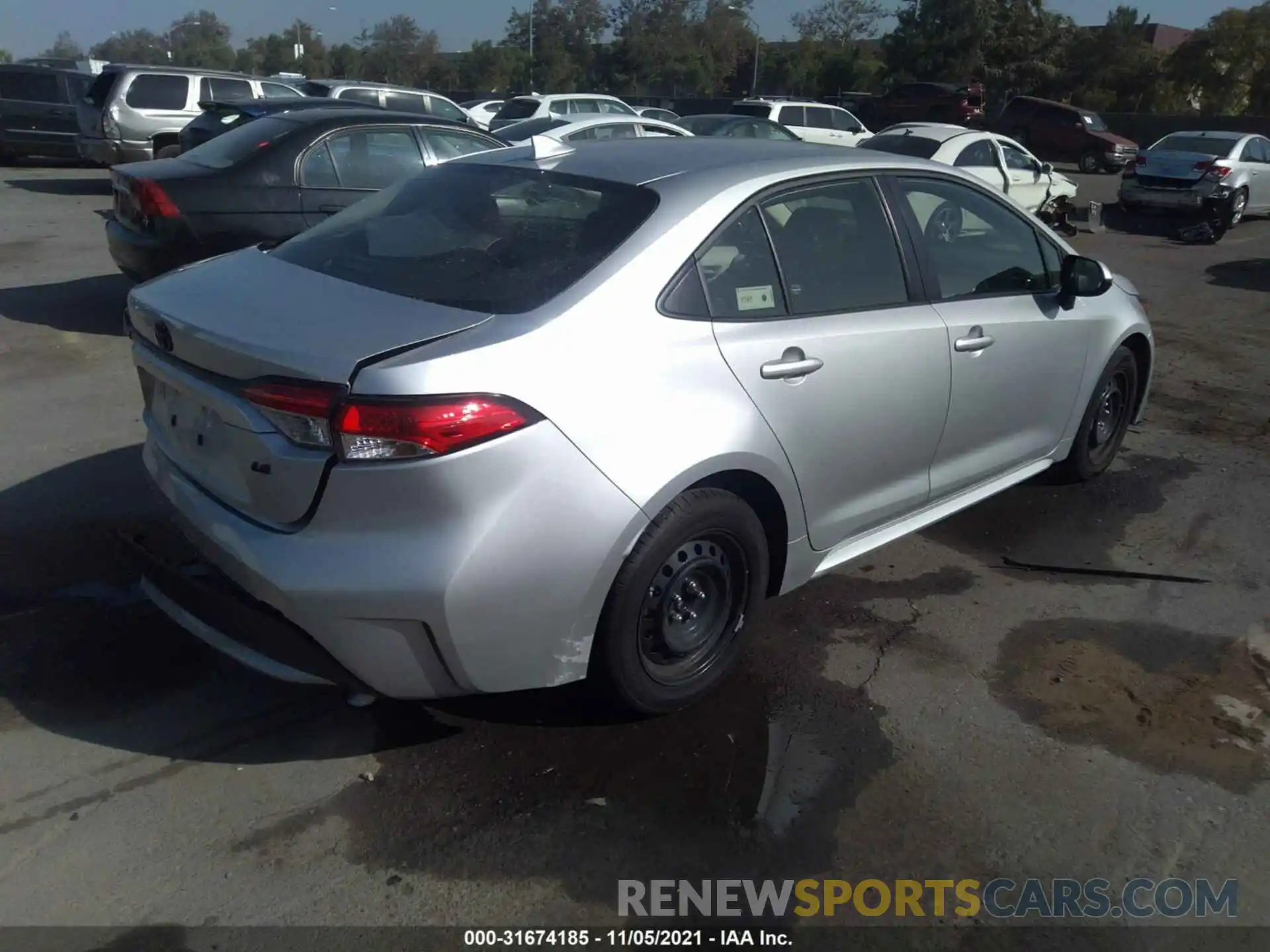 4 Photograph of a damaged car JTDEPMAE0NJ199300 TOYOTA COROLLA 2022