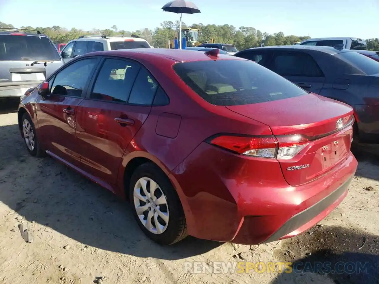 3 Photograph of a damaged car JTDEPMAE0NJ199796 TOYOTA COROLLA 2022