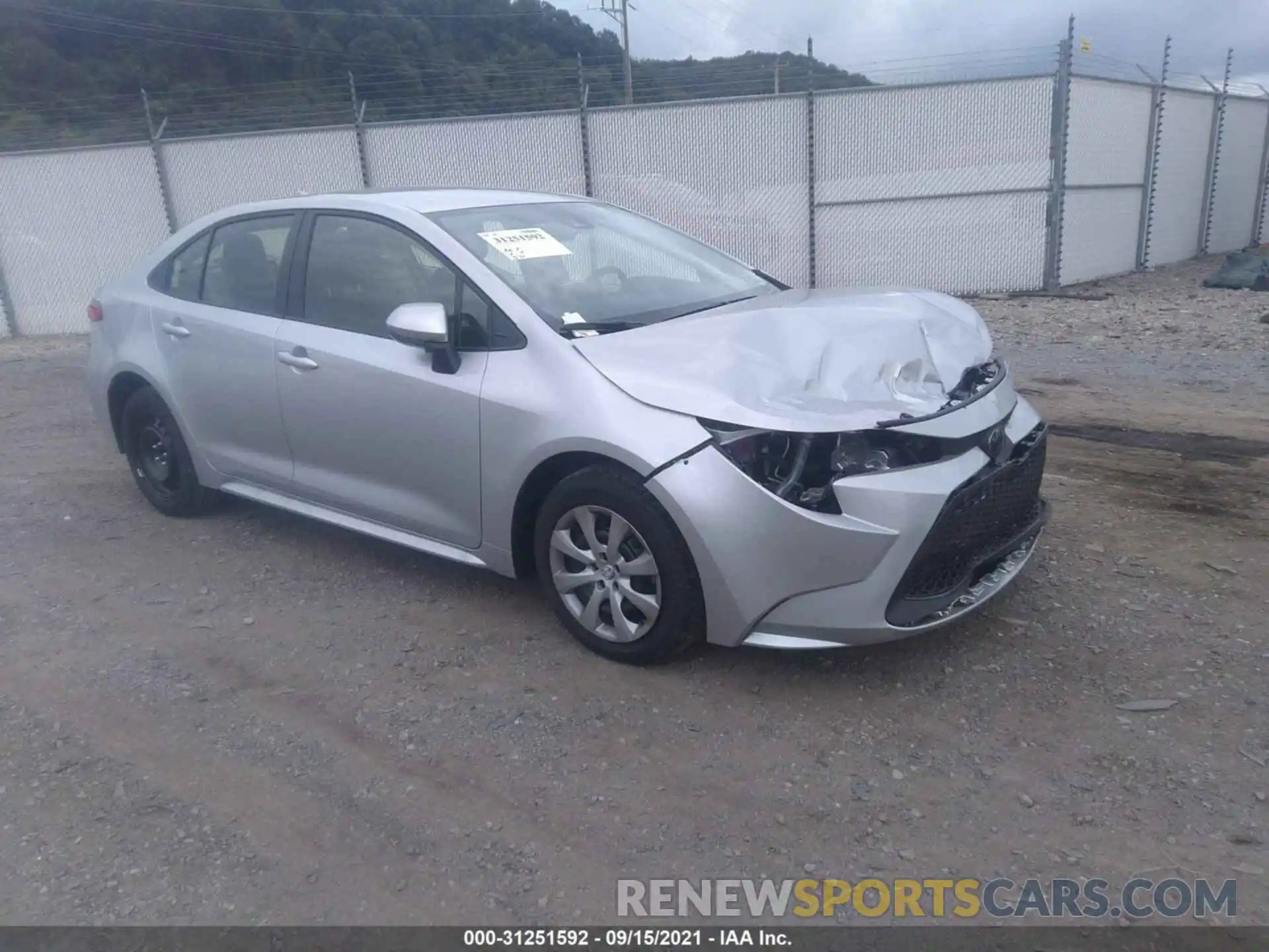 1 Photograph of a damaged car JTDEPMAE0NJ199832 TOYOTA COROLLA 2022