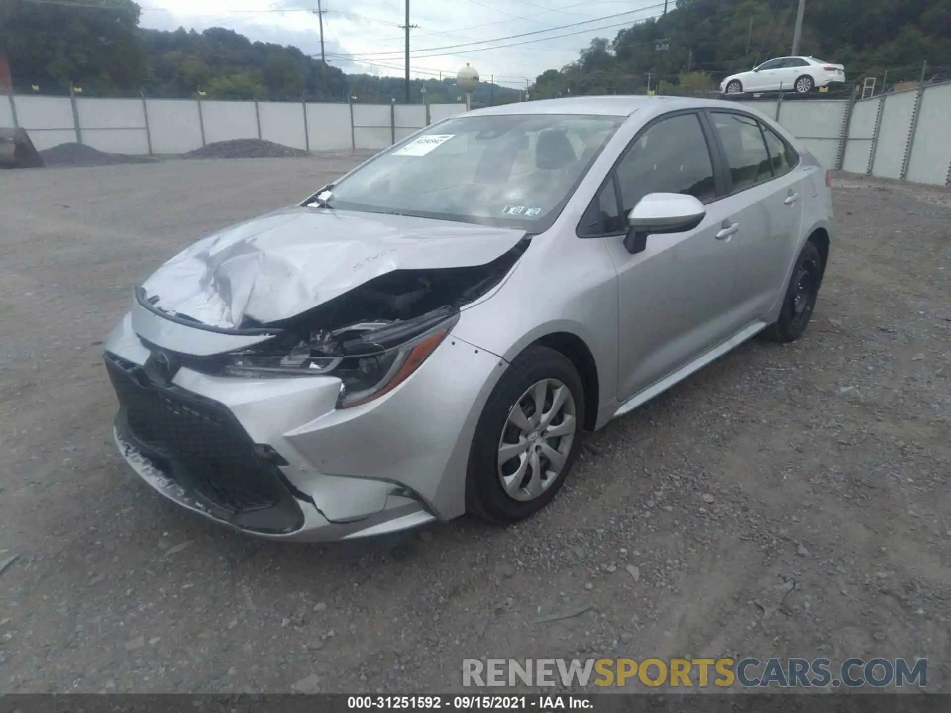 2 Photograph of a damaged car JTDEPMAE0NJ199832 TOYOTA COROLLA 2022