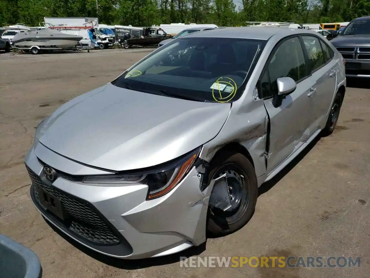 2 Photograph of a damaged car JTDEPMAE0NJ204060 TOYOTA COROLLA 2022