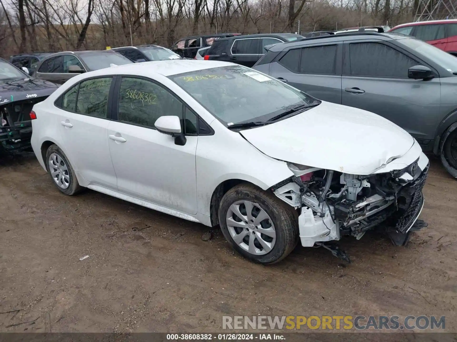 1 Photograph of a damaged car JTDEPMAE0NJ205998 TOYOTA COROLLA 2022