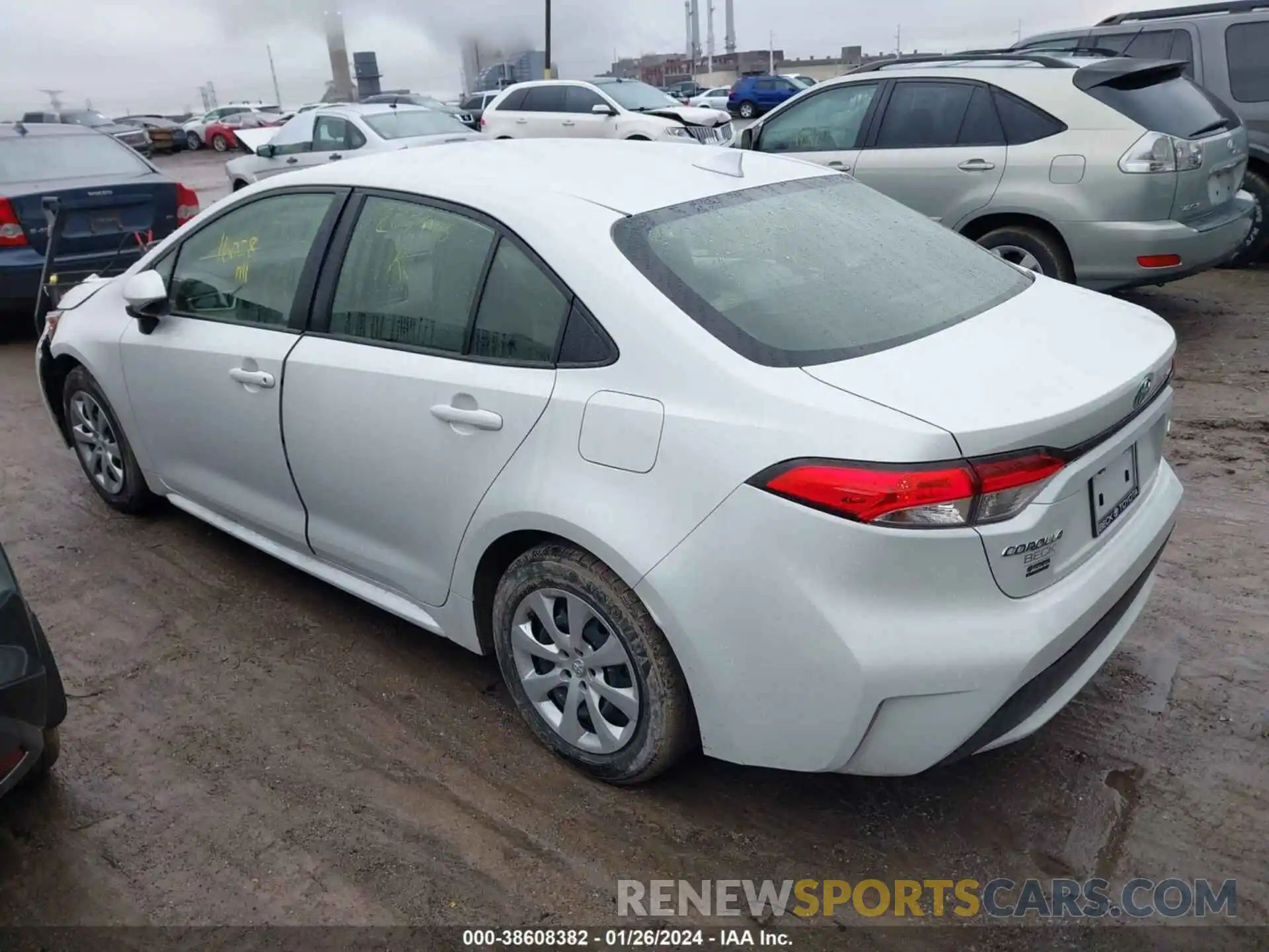 3 Photograph of a damaged car JTDEPMAE0NJ205998 TOYOTA COROLLA 2022