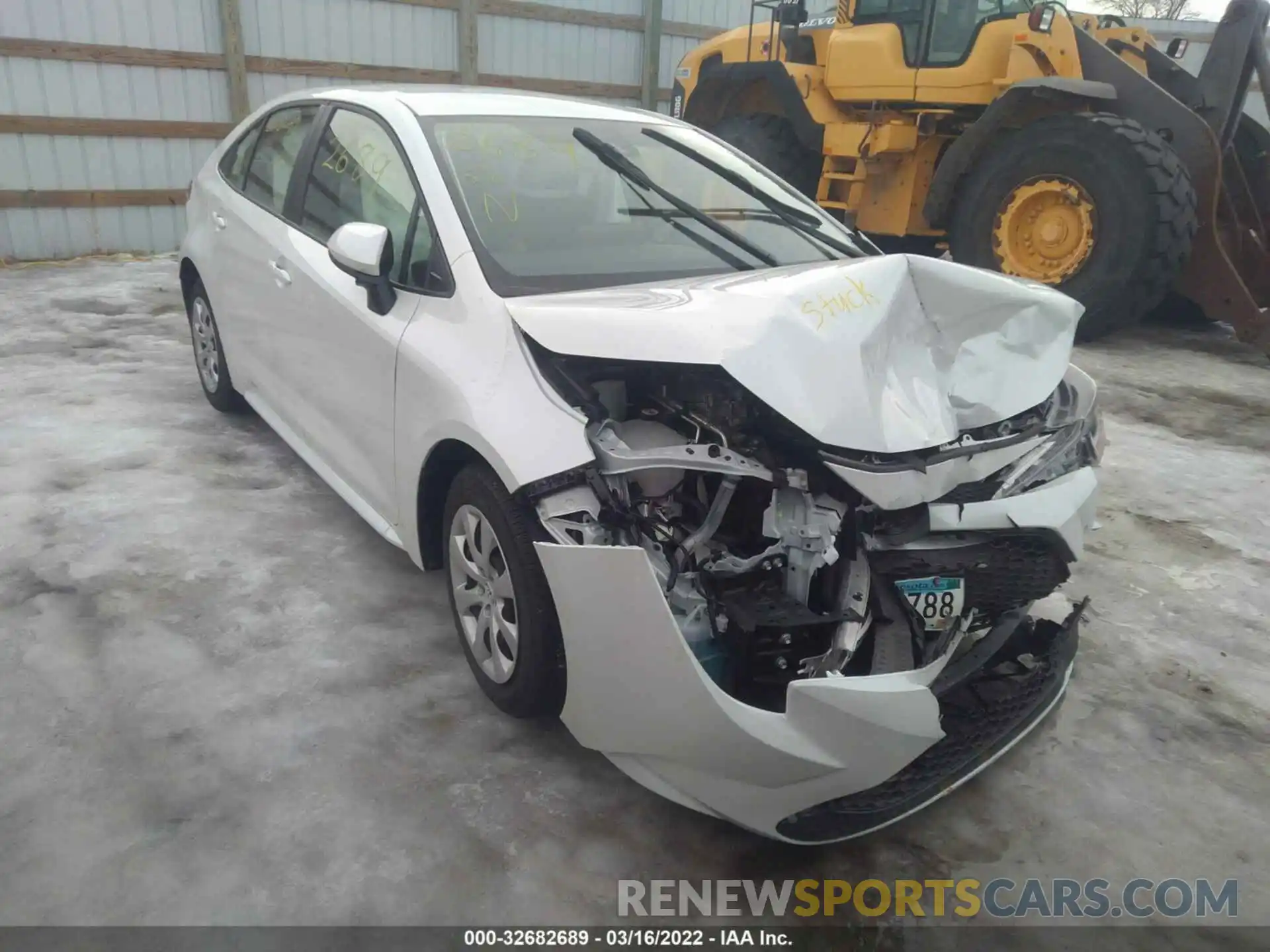 1 Photograph of a damaged car JTDEPMAE0NJ206102 TOYOTA COROLLA 2022