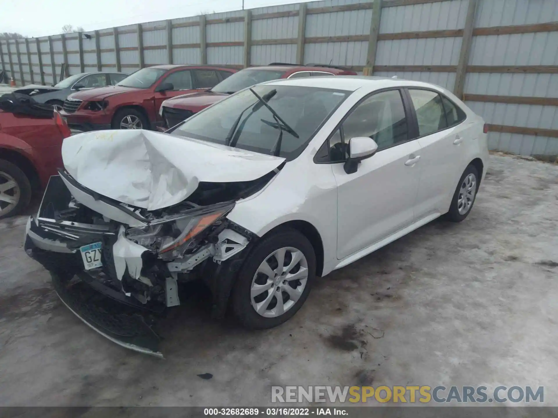 2 Photograph of a damaged car JTDEPMAE0NJ206102 TOYOTA COROLLA 2022