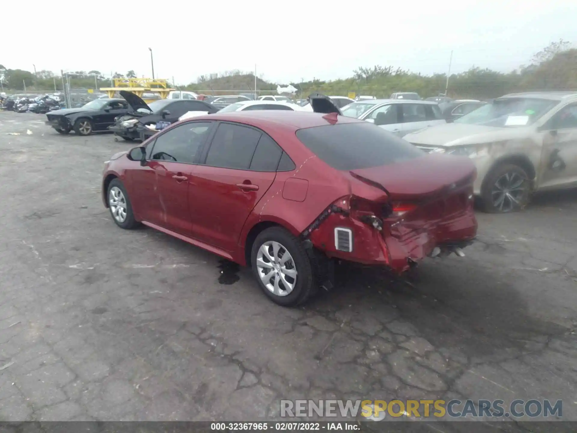 3 Photograph of a damaged car JTDEPMAE0NJ208691 TOYOTA COROLLA 2022