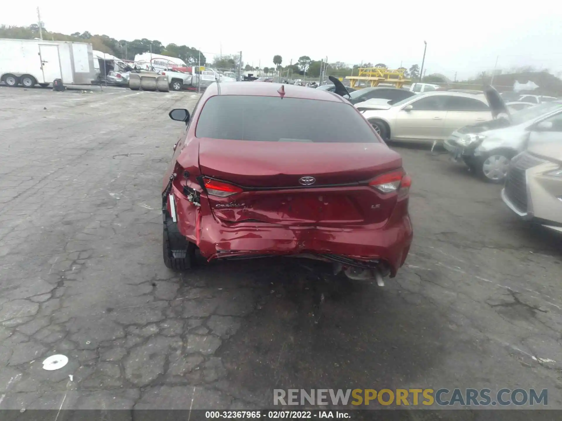 6 Photograph of a damaged car JTDEPMAE0NJ208691 TOYOTA COROLLA 2022