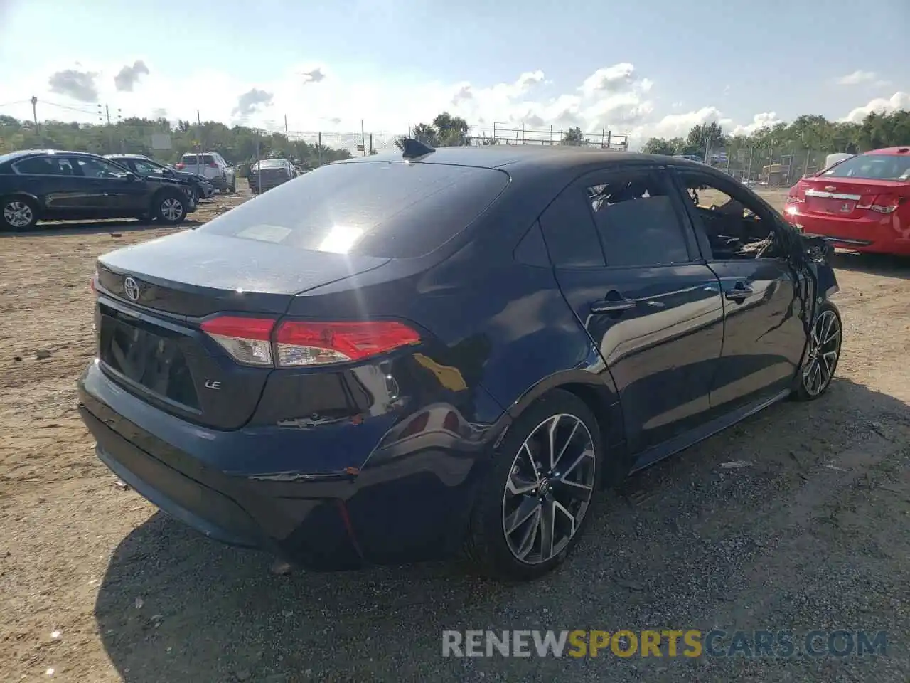 4 Photograph of a damaged car JTDEPMAE0NJ209789 TOYOTA COROLLA 2022