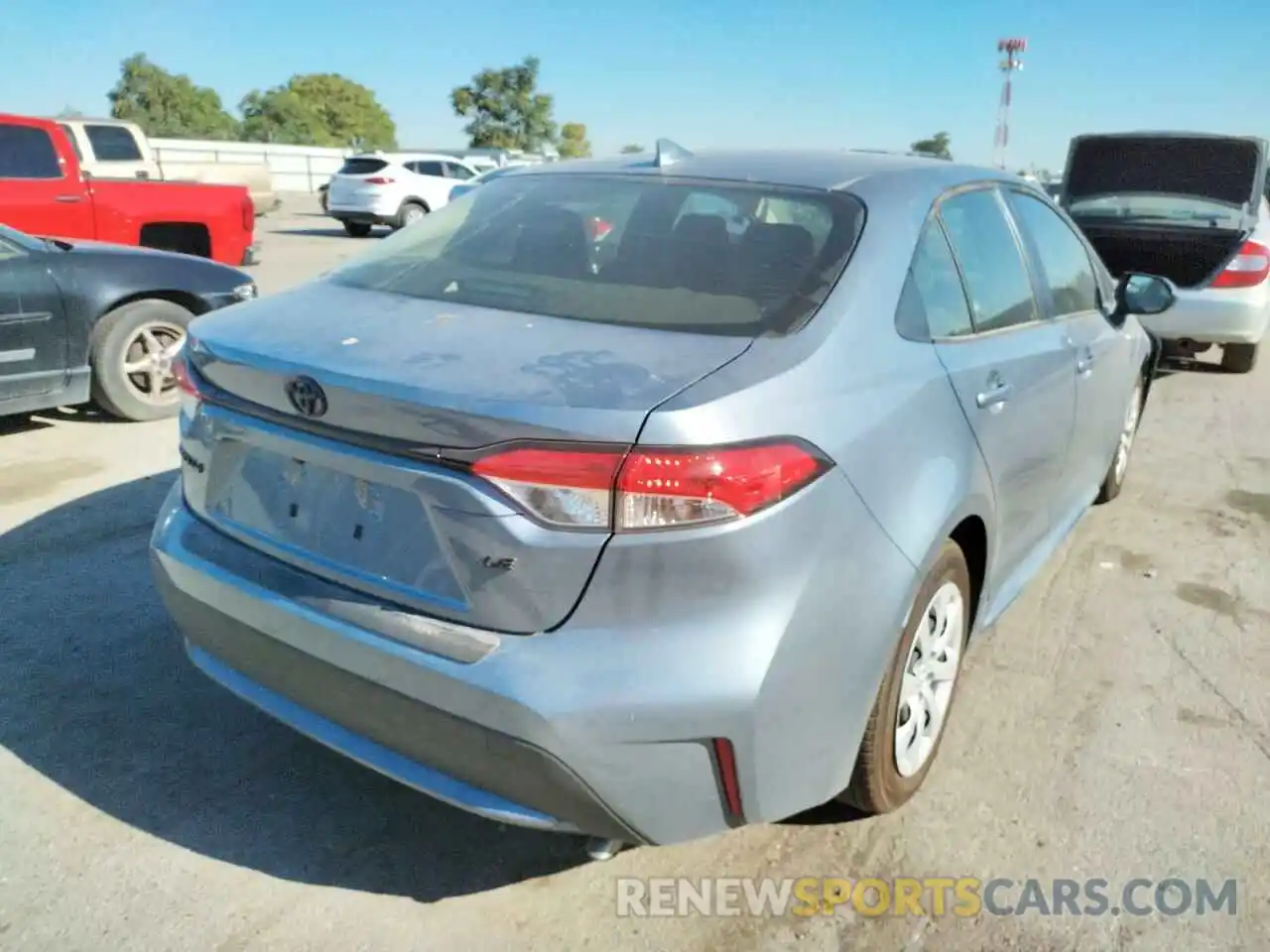 4 Photograph of a damaged car JTDEPMAE0NJ213907 TOYOTA COROLLA 2022